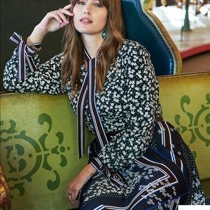 Eloquii mixed pattern dress